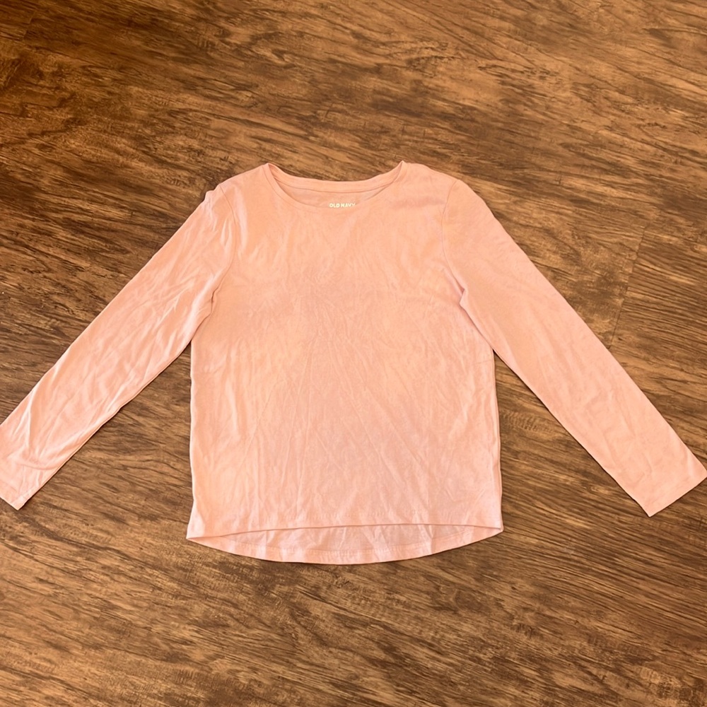 Old Navy Pink Long Sleeve Tee Cozy Knit